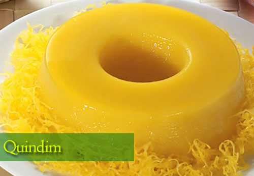 Quindim postre basileño