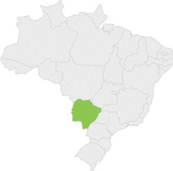 Mapa de Mato Grosso do Sul